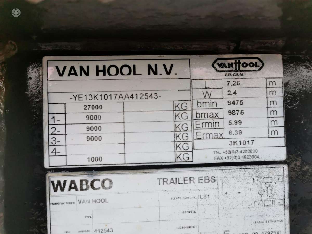Van Hool 3K1017, container