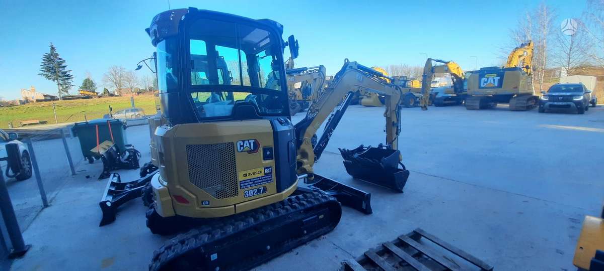 Caterpillar 302.7 NAUJOS KARTOS, мини-экскаваторы