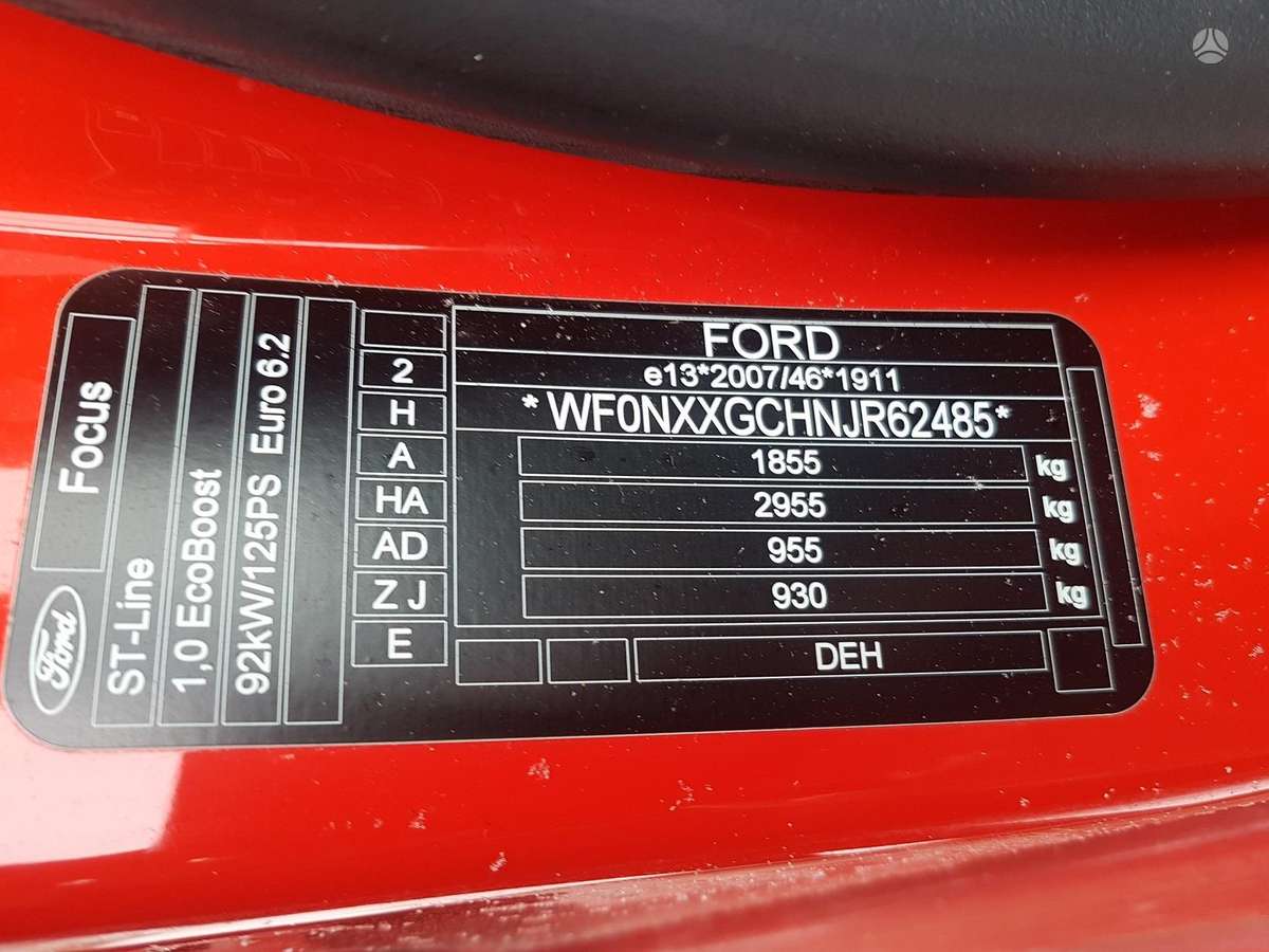 Ford Focus Dalimis engine c10fd0x gearbox 6mx65