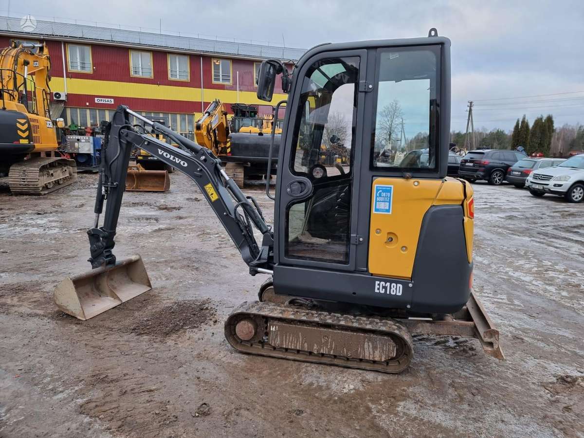 Volvo EC18D, mini excavator