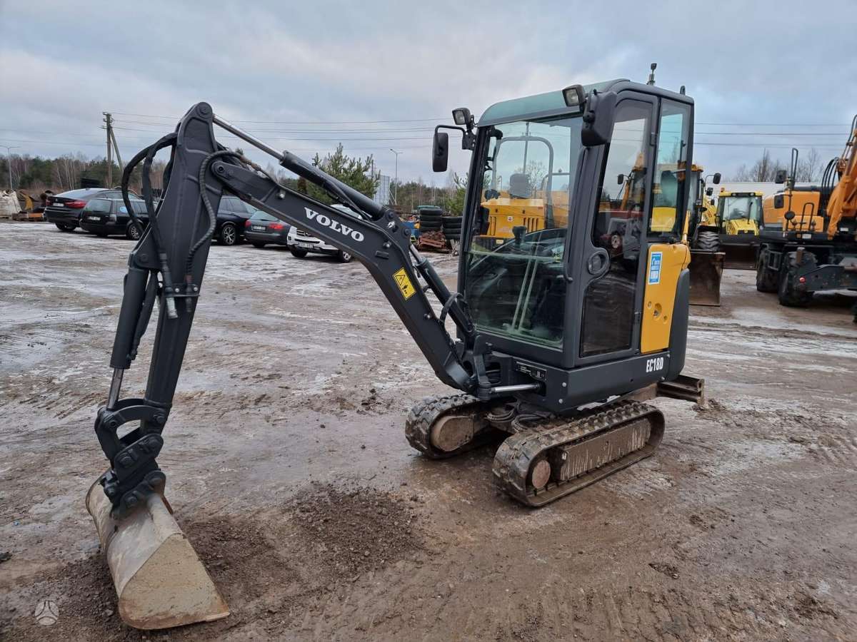 Volvo EC18D, mini excavator