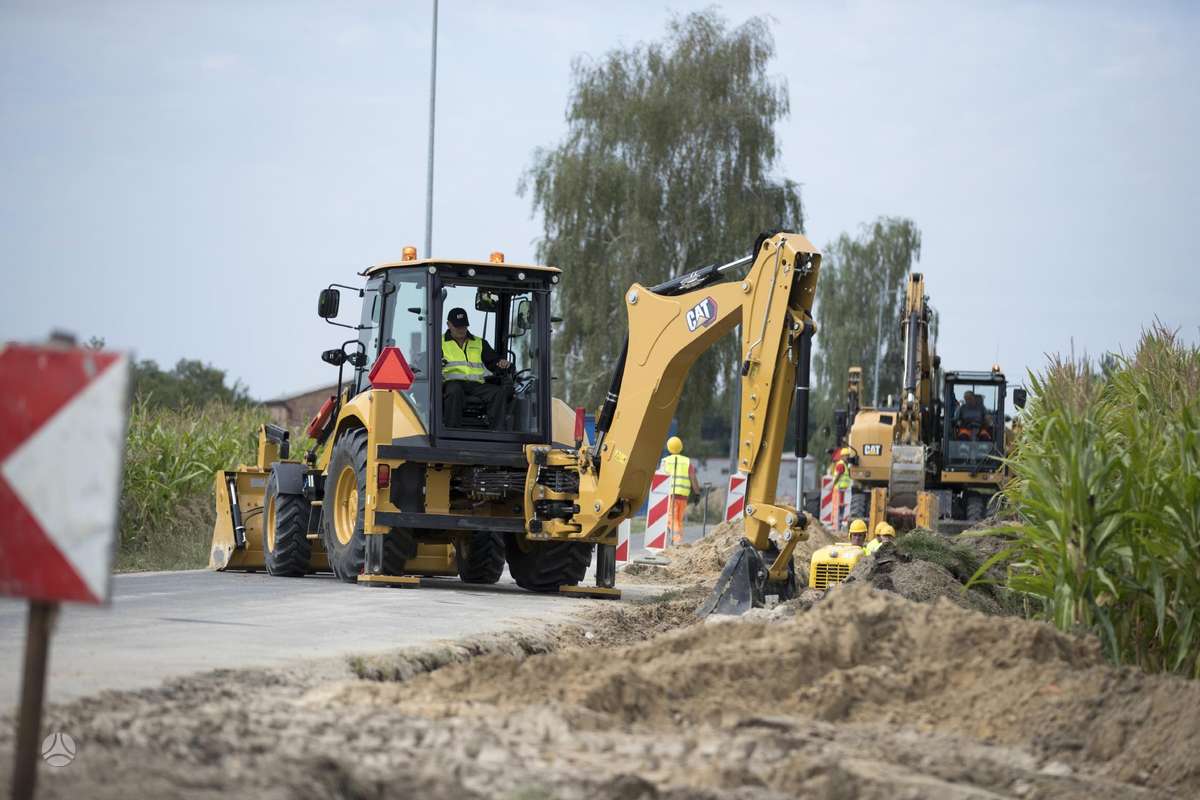 Caterpillar 428, ekskavatoriniai krautuvai