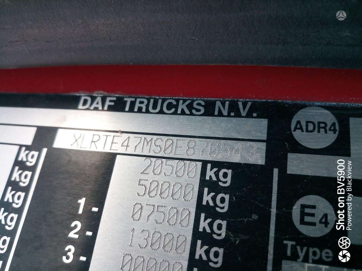 DAF XF105, vilkikai