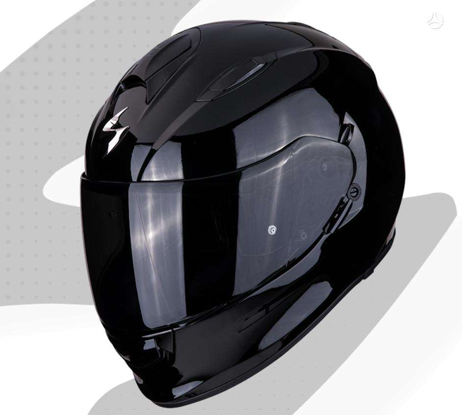 Scorpion EXO - 491 black moto salmas, full-face