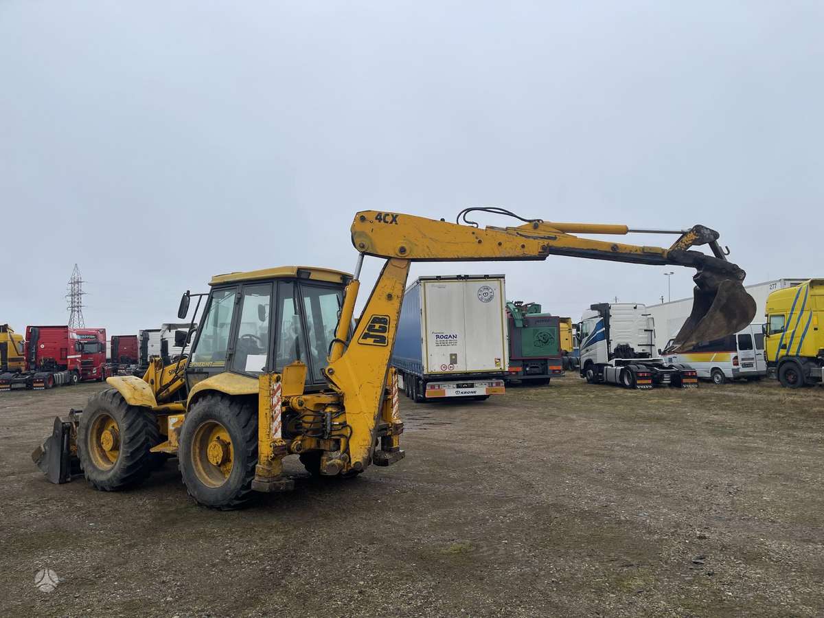 JCB 4CX, ekskavatoriniai krautuvai