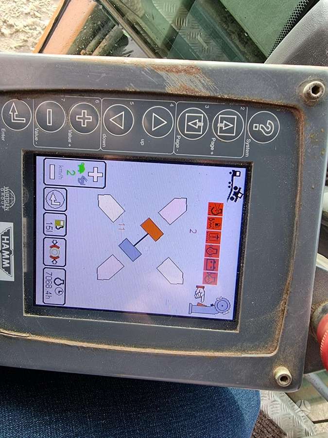 Hamm DV70 Hammtronic, vibro technika