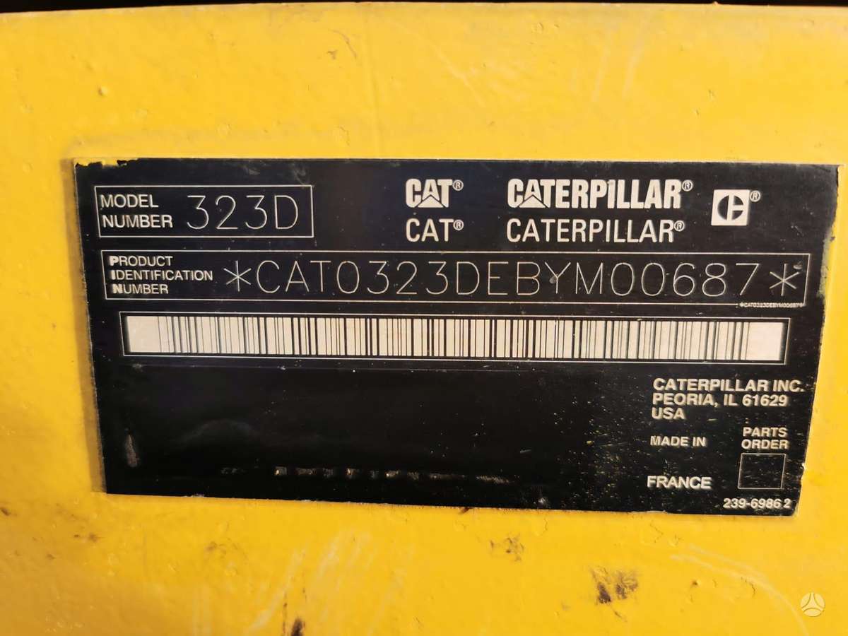 Caterpillar 323 D, экскаваторы