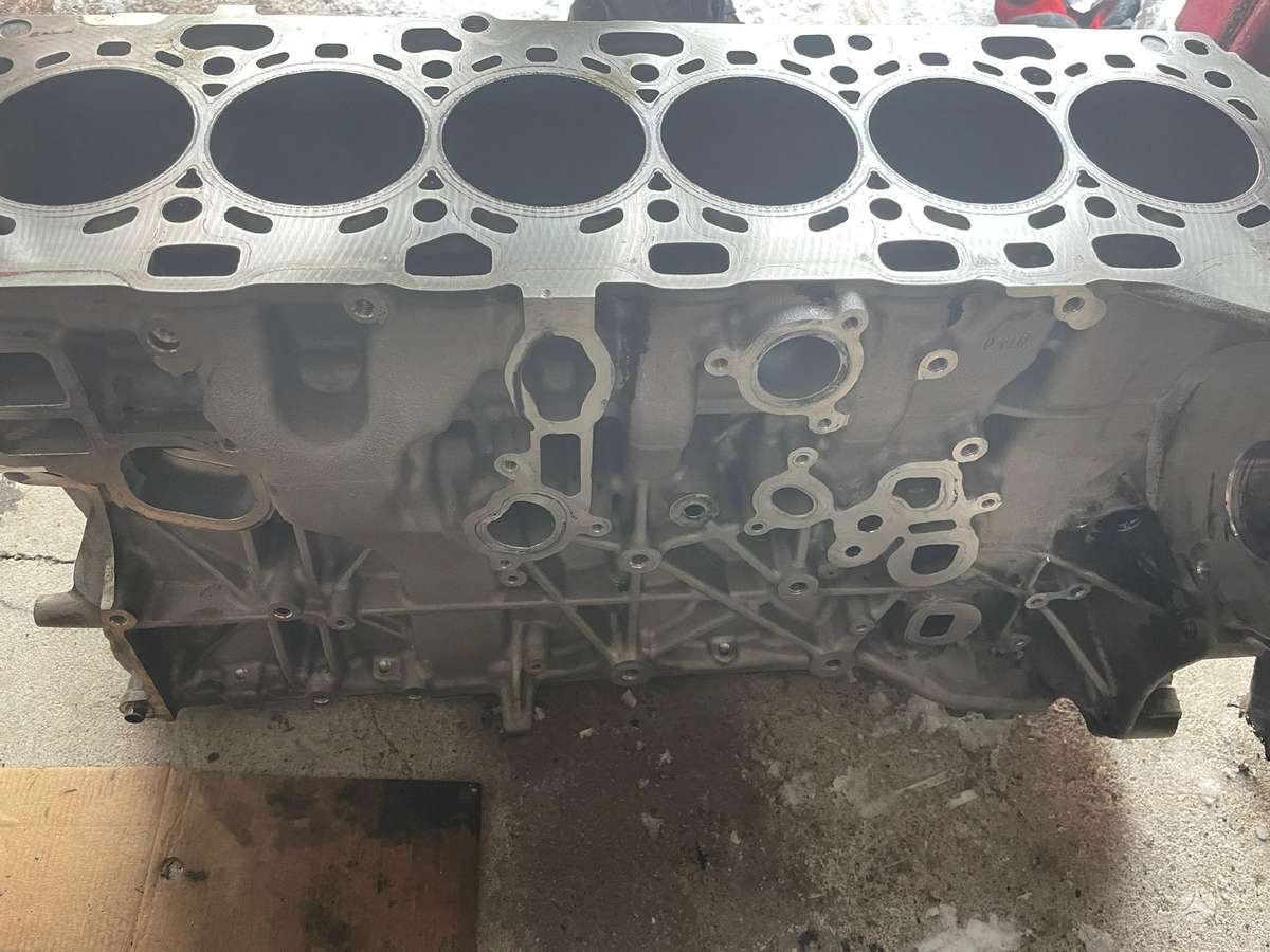 BMW X5, B57d30a, engine block