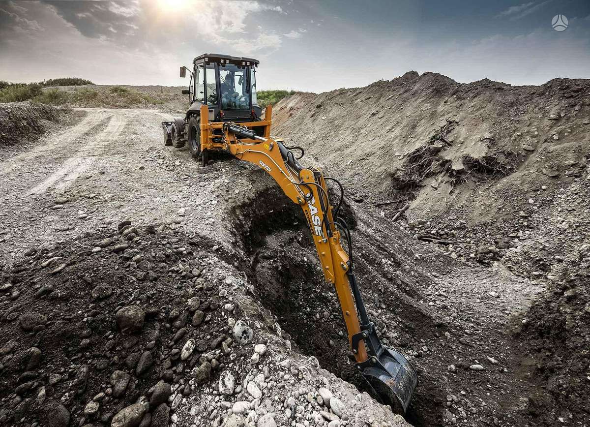 Case 580 SV, excavator loader
