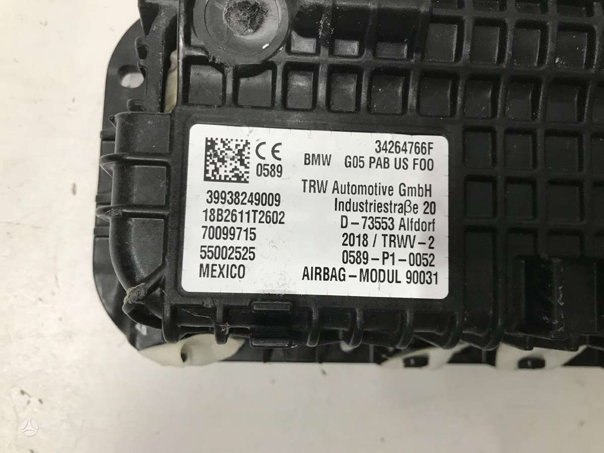 BMW X5 airbags
