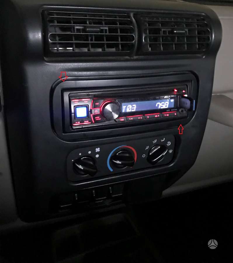 Jeep Wrangler, N/A, kėbulo dalys