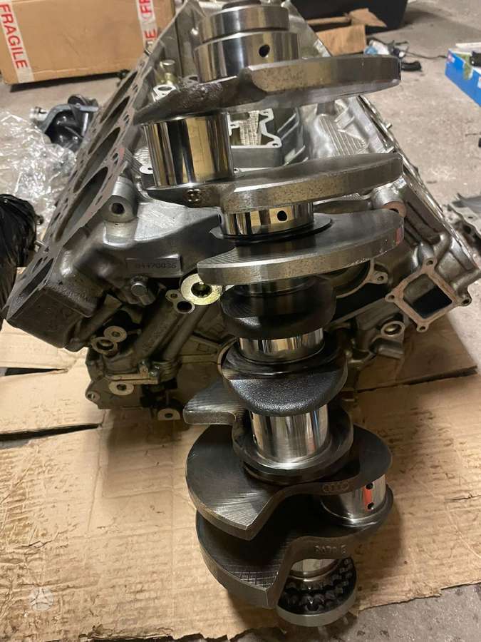 Audi RS 6, Cwu, crankshaft, engine block