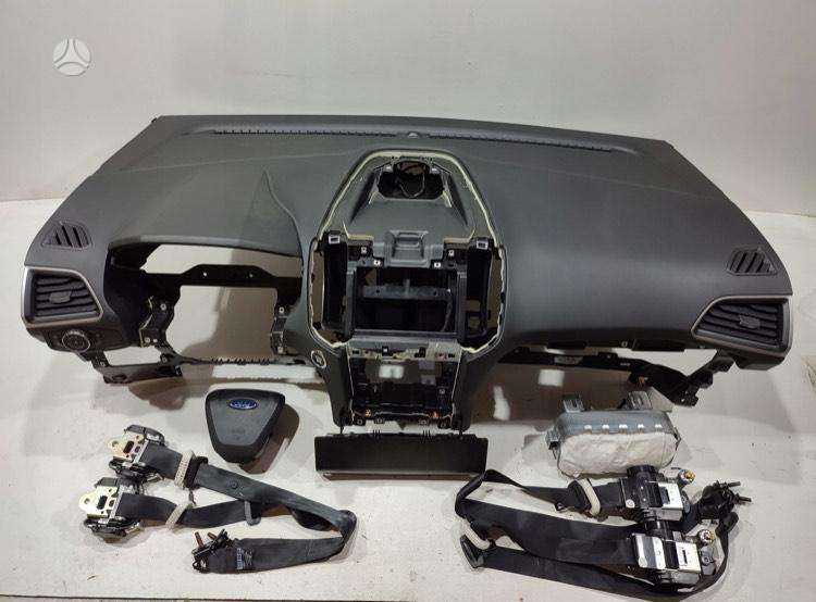 Ford S-MAX panelė, oro pagalvės, saugos diržai