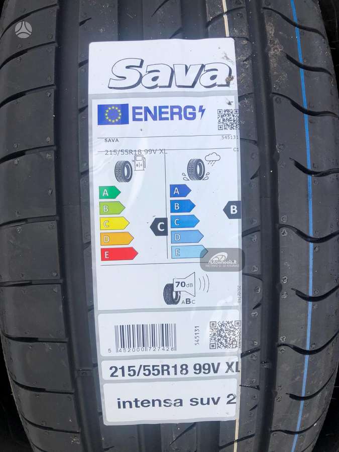 Sava Intensa SUV2, vasarinės 215/55 R18