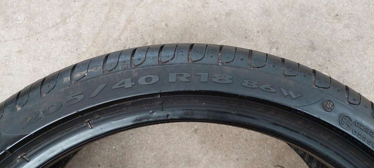Pirelli, vasarinės 205/40 R18