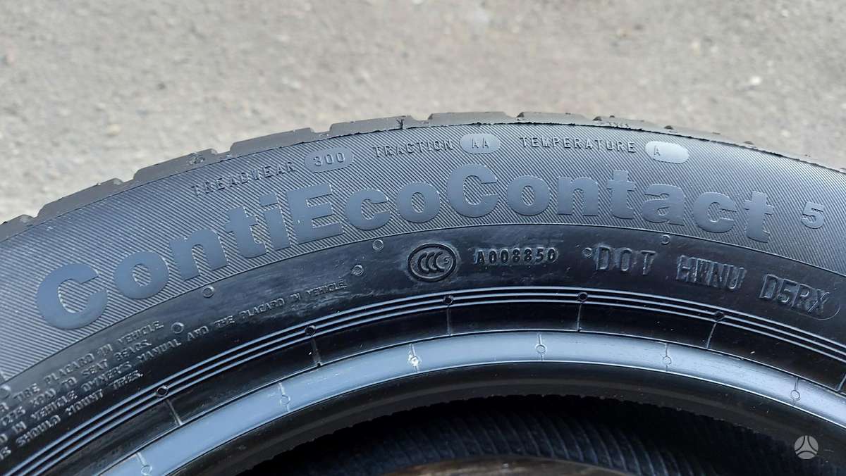 Continental ContiecoContact5 --NAUJOS--, summer 165/60 R15