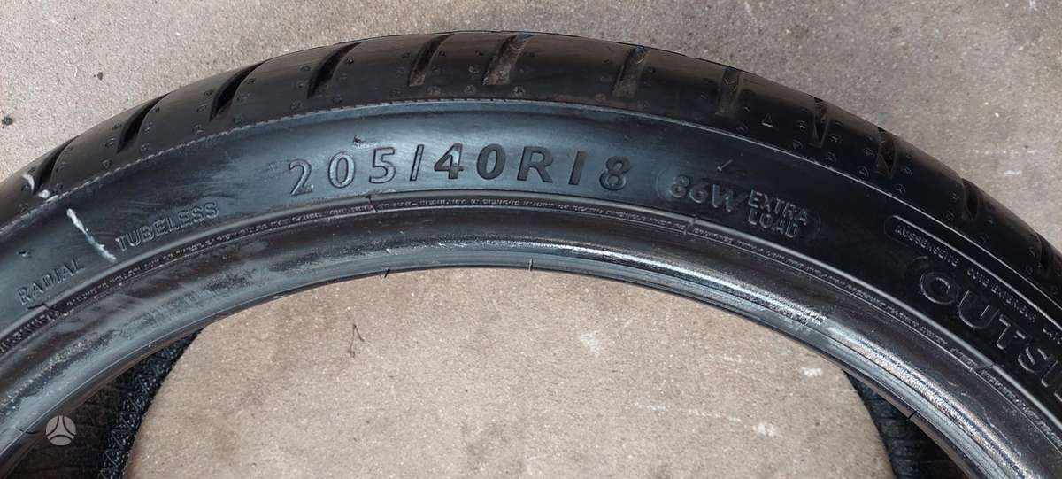 Dunlop, vasarinės 205/40 R18