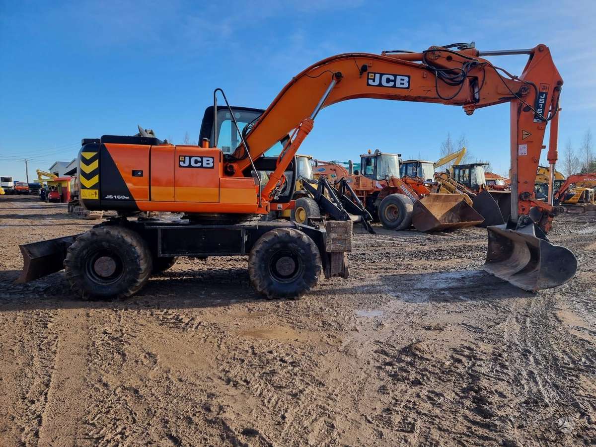 JCB JS160W, экскаваторы