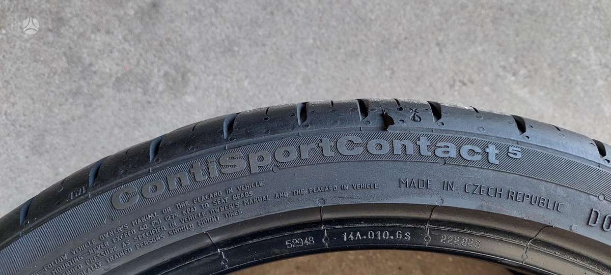 Continental, summer 225/35 R18