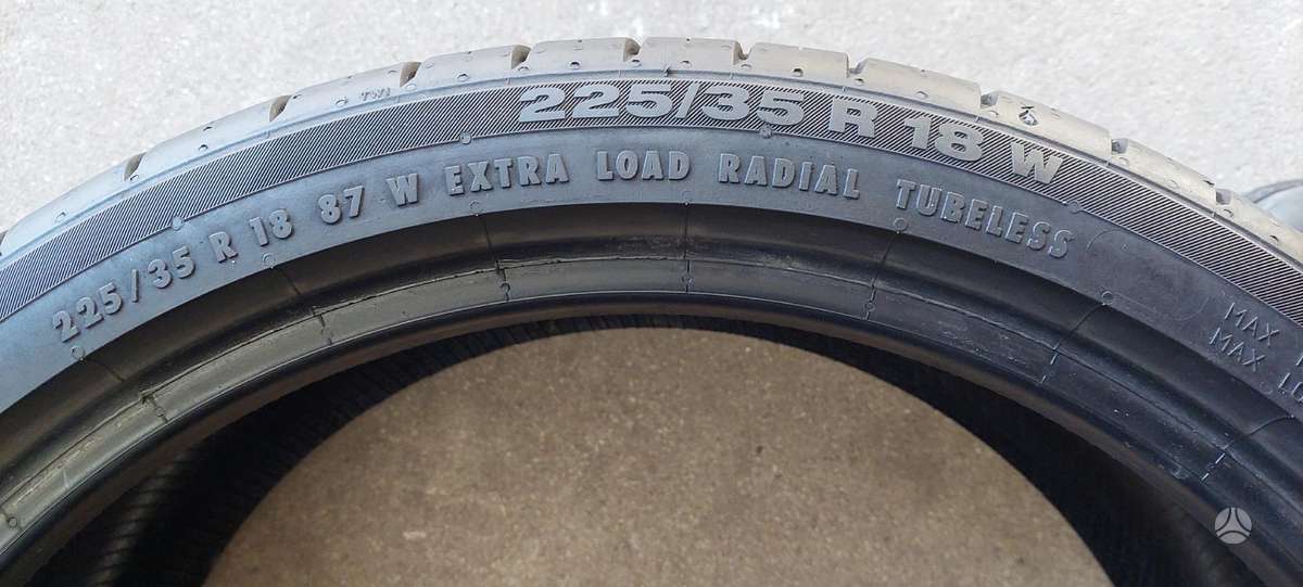 Continental, summer 225/35 R18