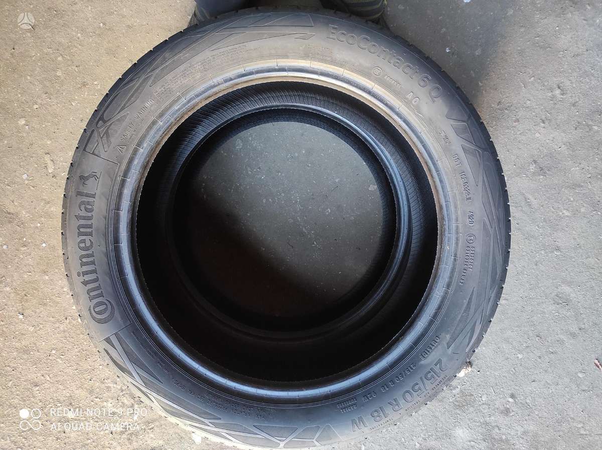 Continental, summer 215/50 R18