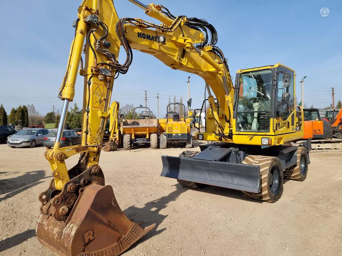 Komatsu PW 148-8, экскаваторы