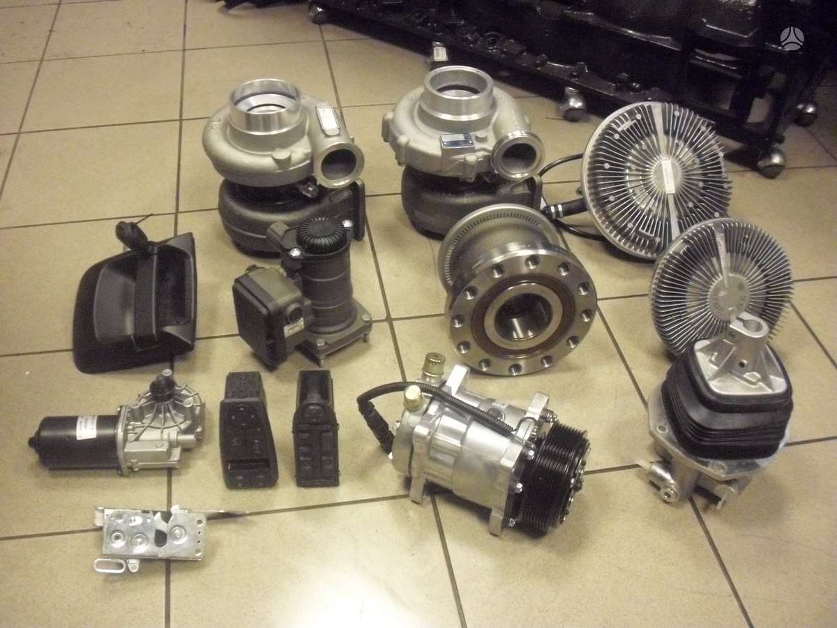 MAN TGA,TGX dalys geromis kainomis, тягачи