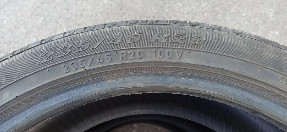 Pirelli +235/45-20, summer 255/40 R20