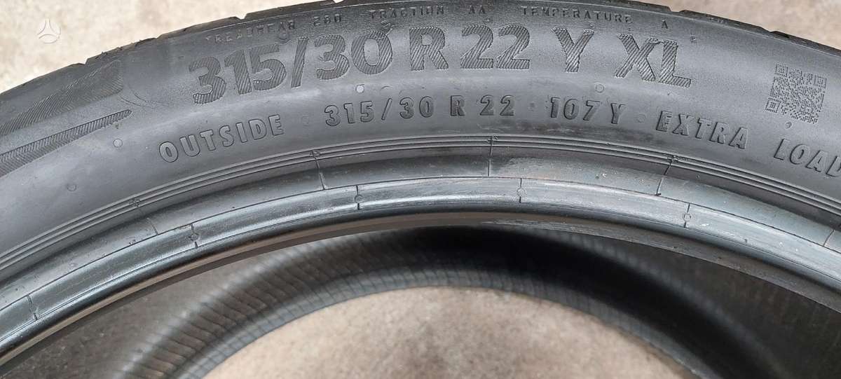 Continental, summer 315/30 R22