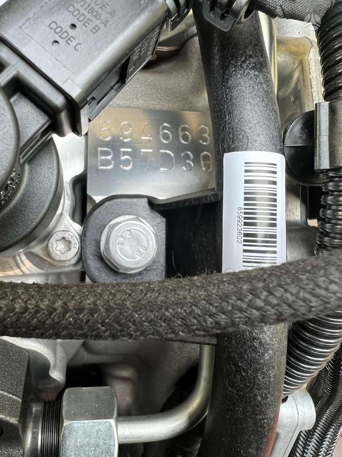 BMW 5 serija, B57D30B, engine
