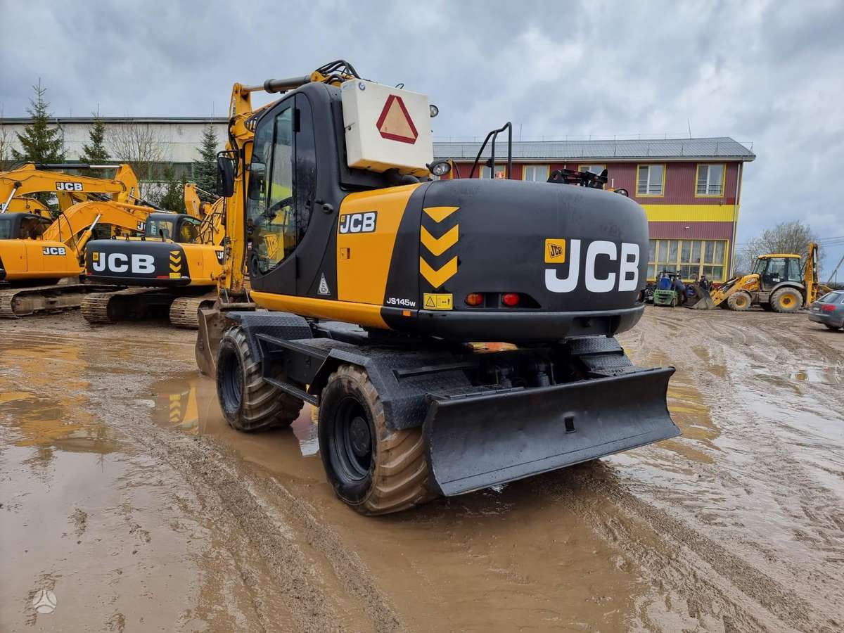 JCB JS145W, экскаваторы