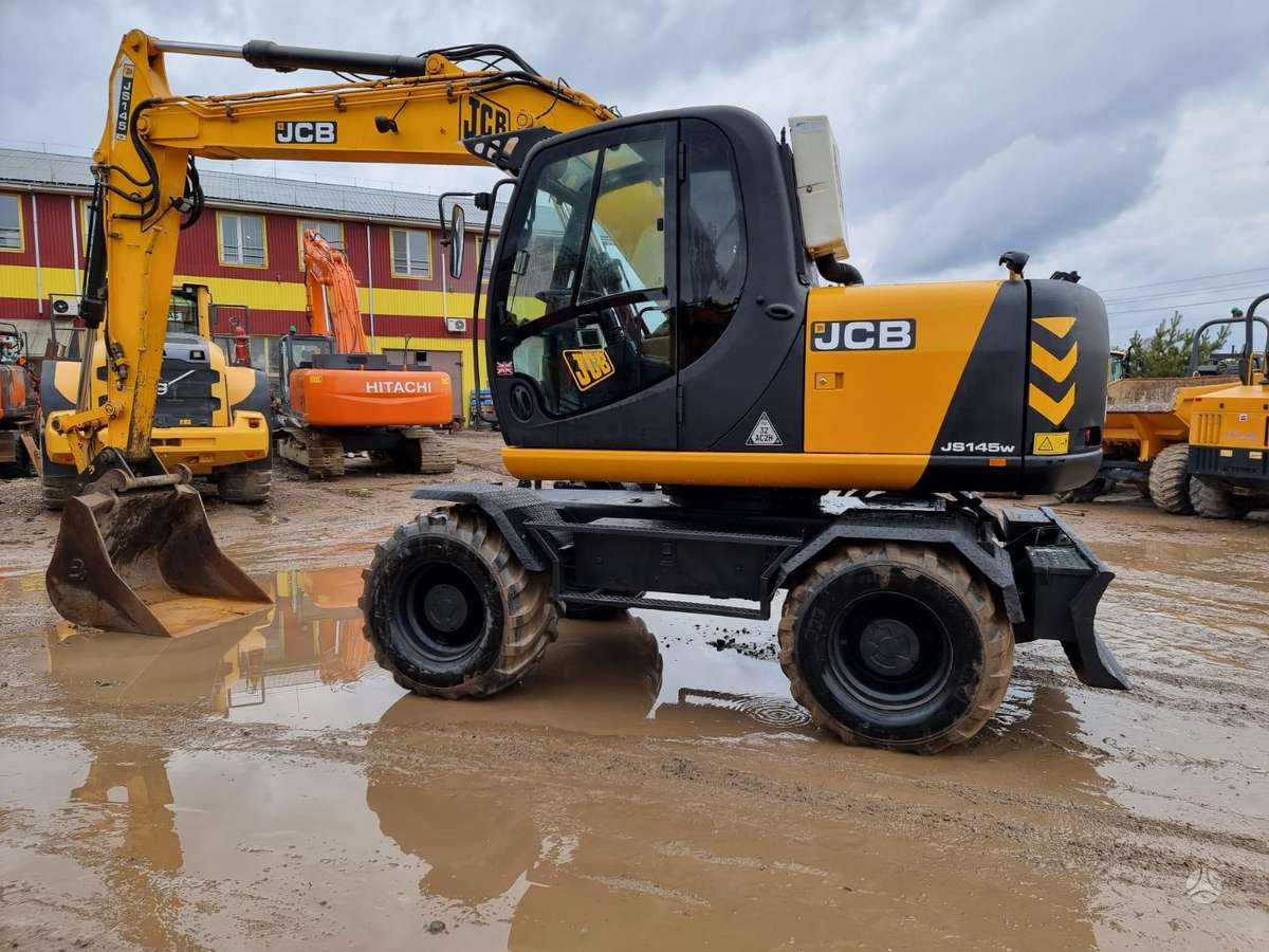 JCB JS145W, excavator