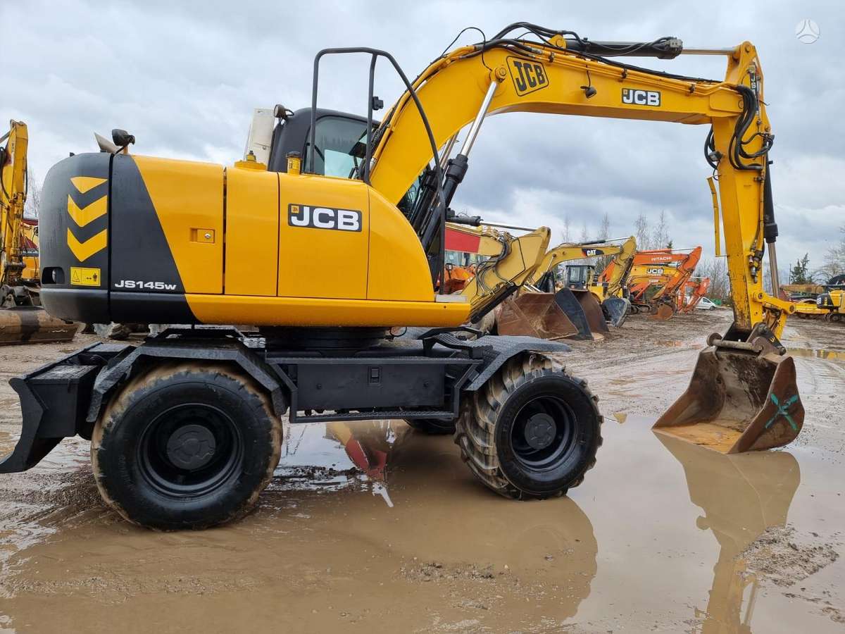 JCB JS145W, экскаваторы