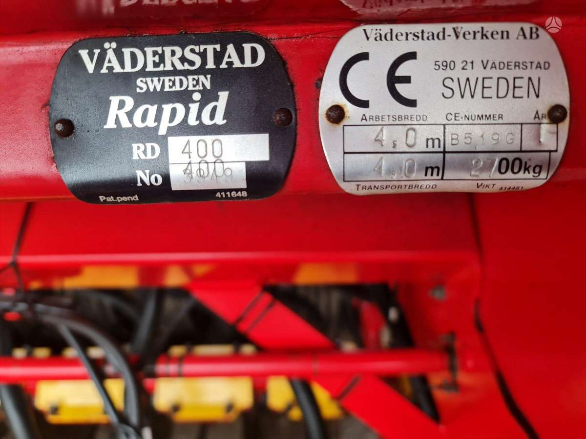 Vaderstad Rapid 400s, seeders, planters