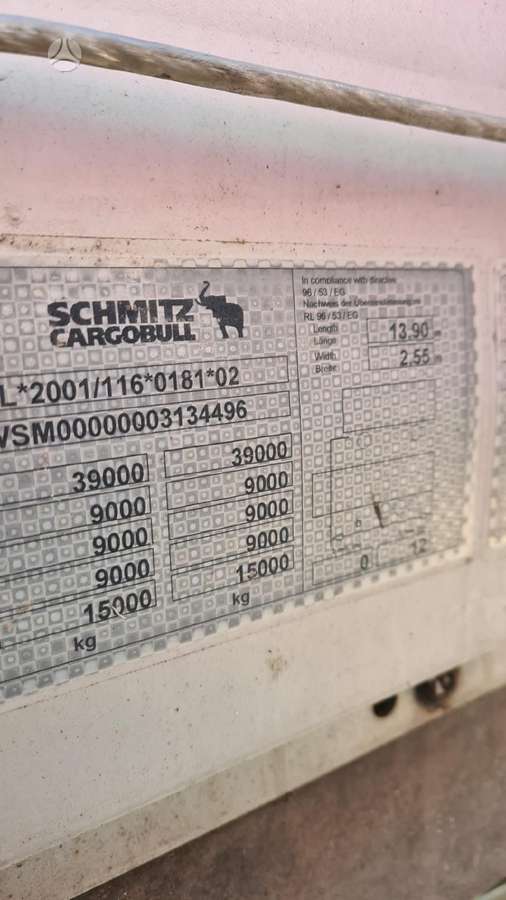 Schmitz Cargobull, curtain / tarpaulin