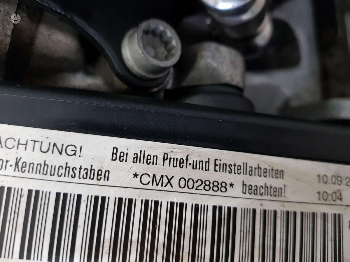 Audi A3 Variklio kodas cmx