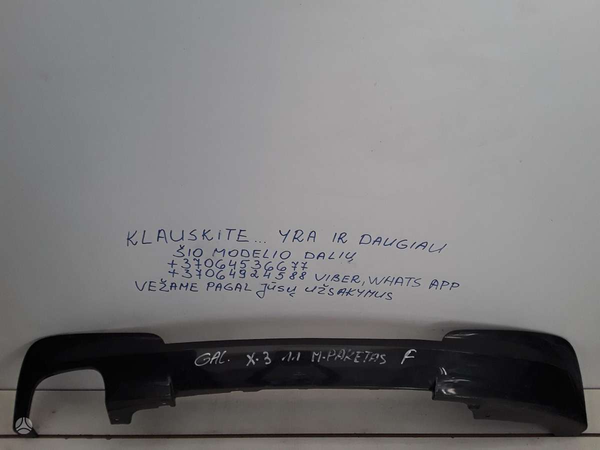 BMW X3 по частям