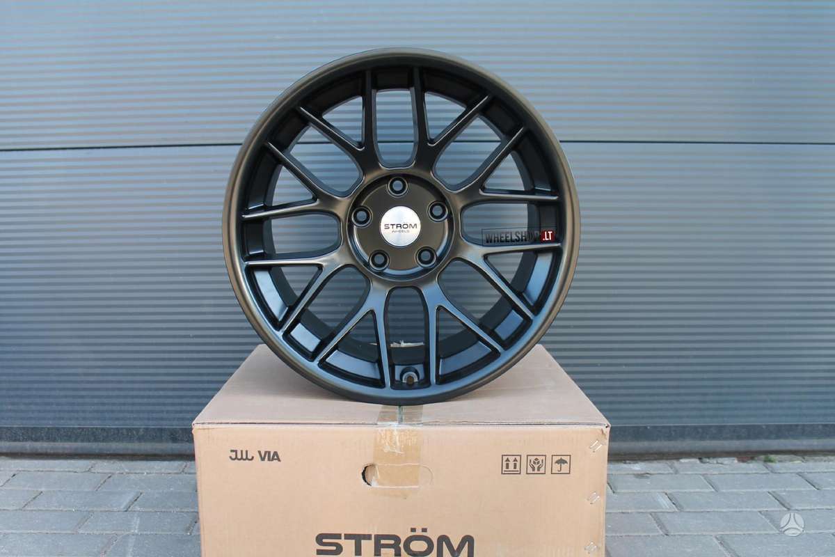 STROM STR2 Satin Black DeepConcave, light alloy, R18