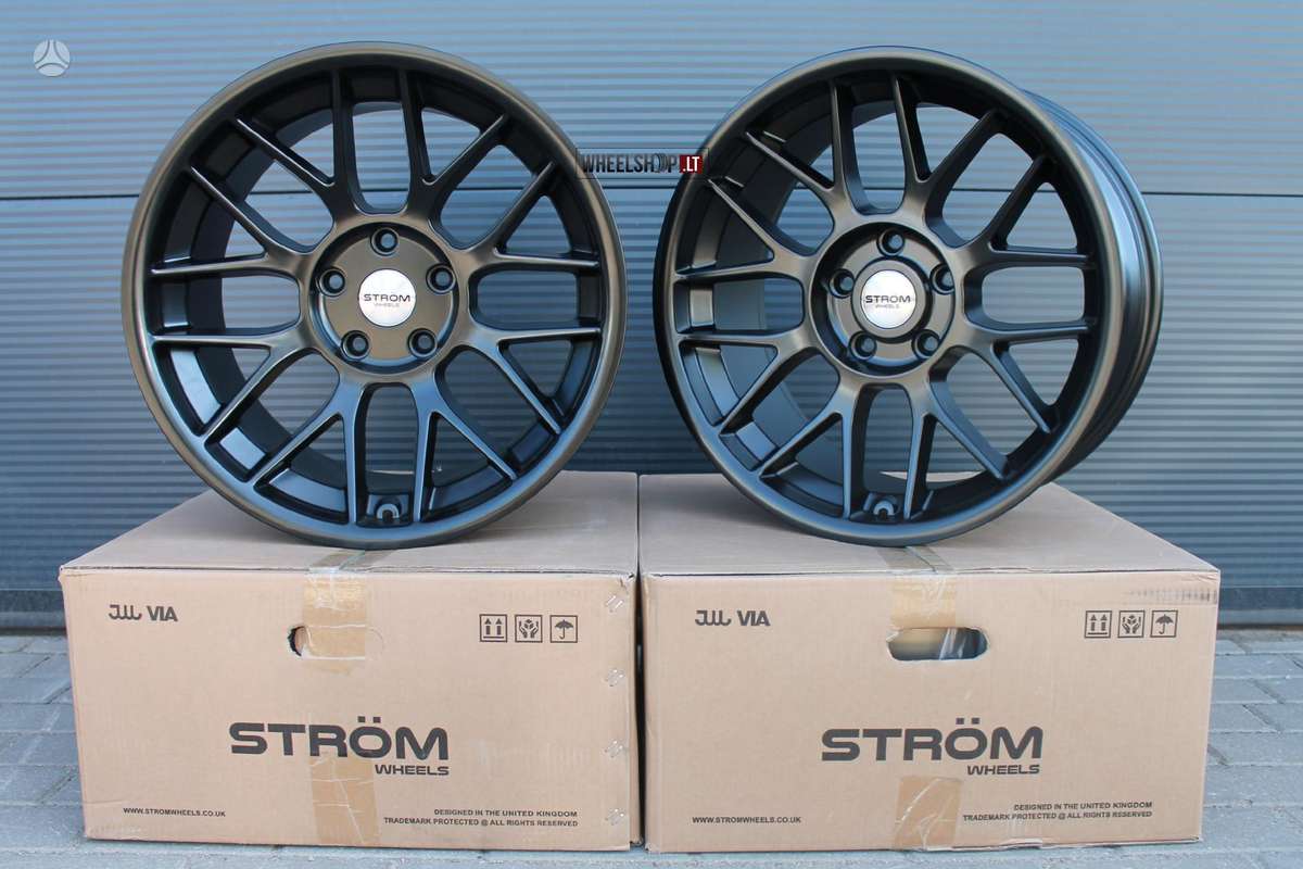 STROM STR2 Satin Black DeepConcave, light alloy, R18