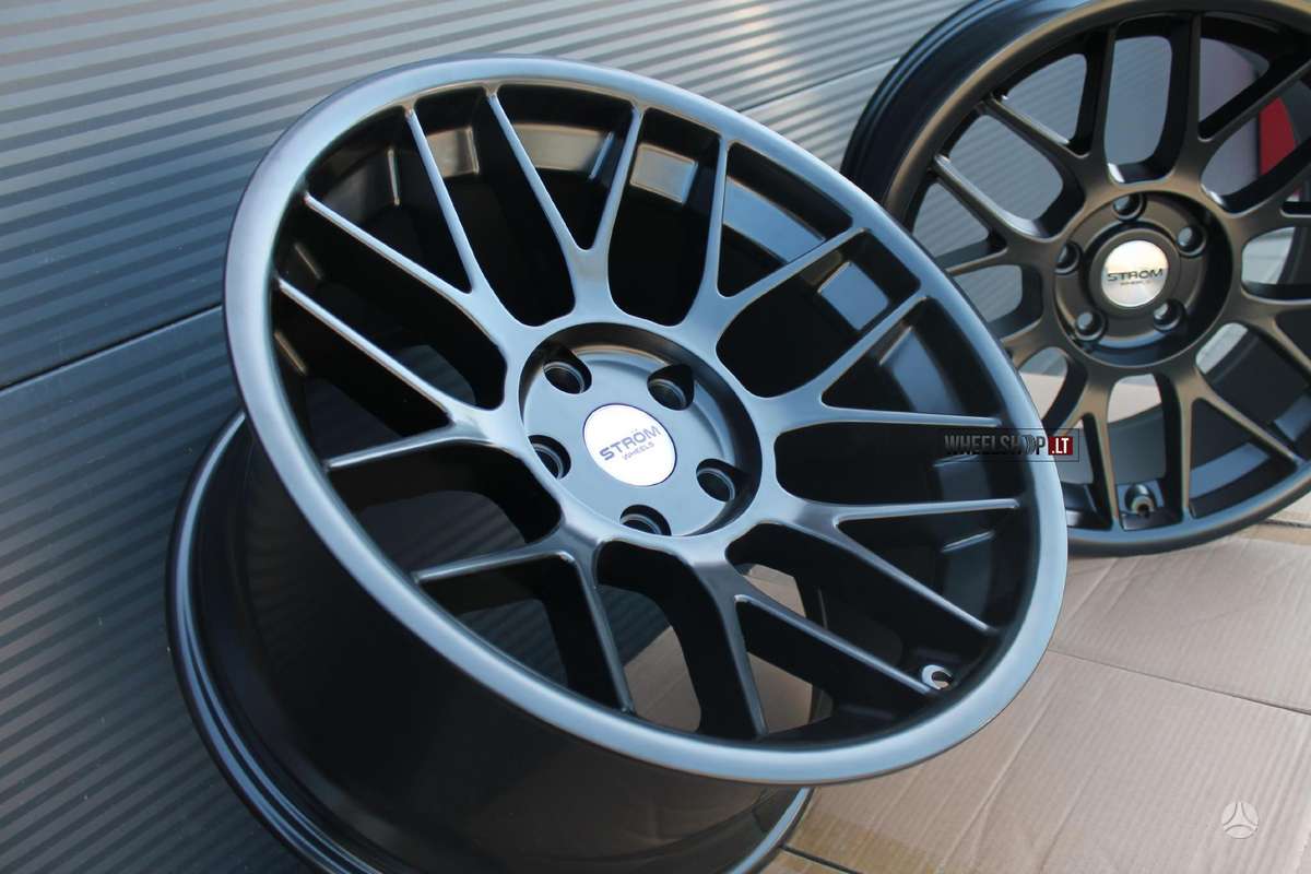 STROM STR2 Satin Black DeepConcave, light alloy, R18
