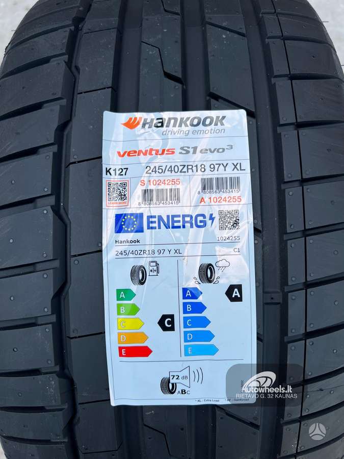 Hankook Ventus S1 EVO3, summer 245/40 R18