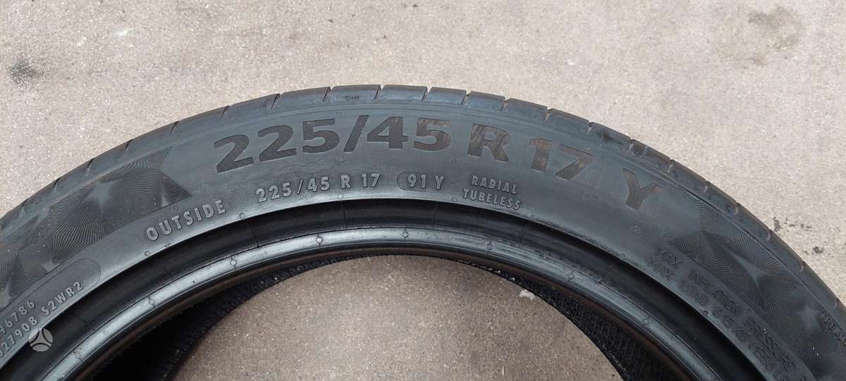 Continental, summer 225/45 R17