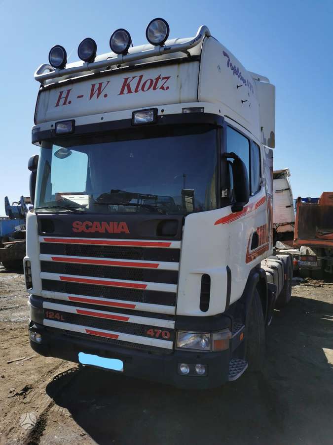 Scania 124L, vilkikai