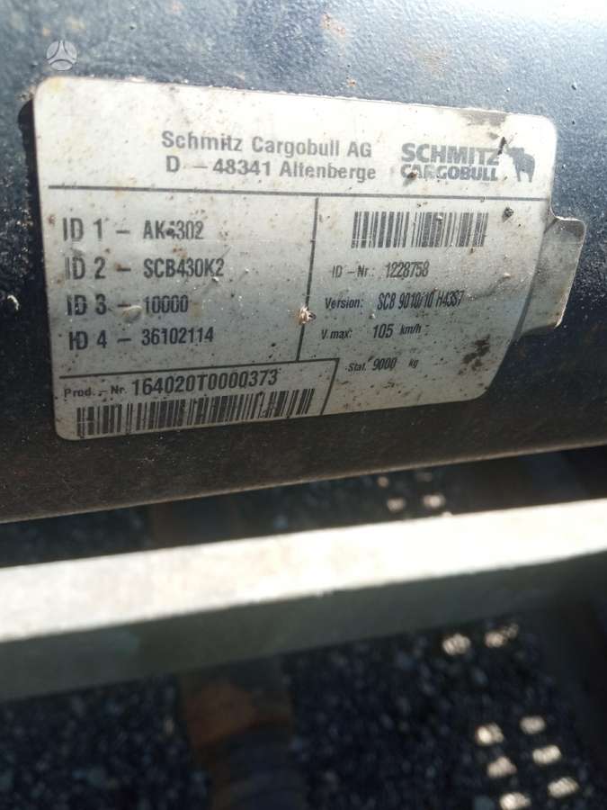 Schmitz SCHMITZ AŠYS DALIMIS SCB430K2, другое