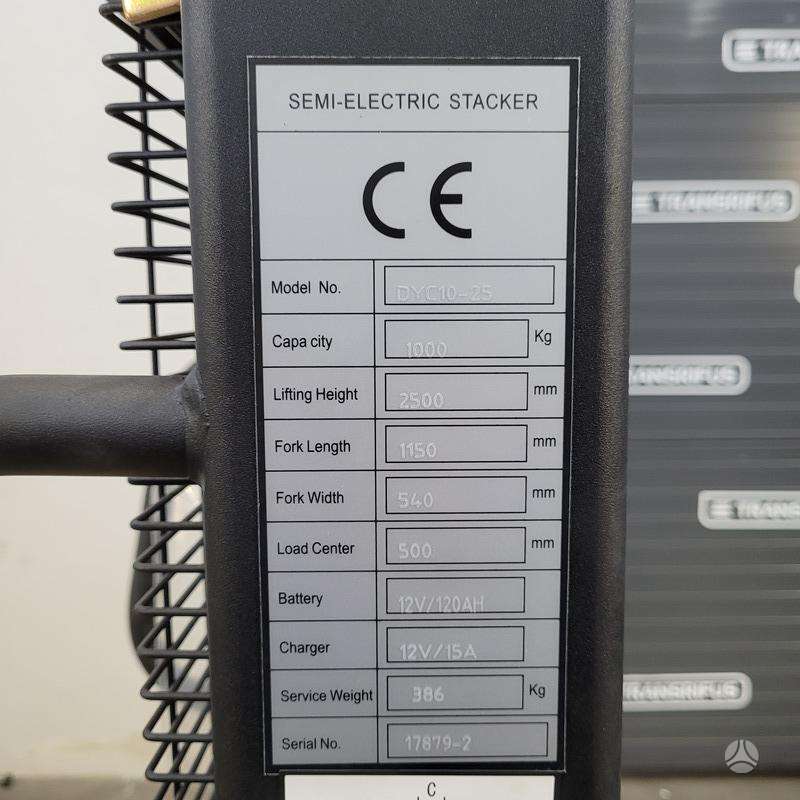 HC Semi el. aukštai kel. vežimėli, sandėliavimo technika