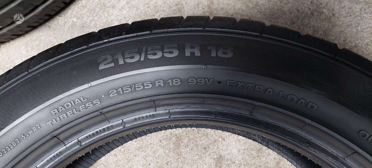 Continental, summer 215/55 R18