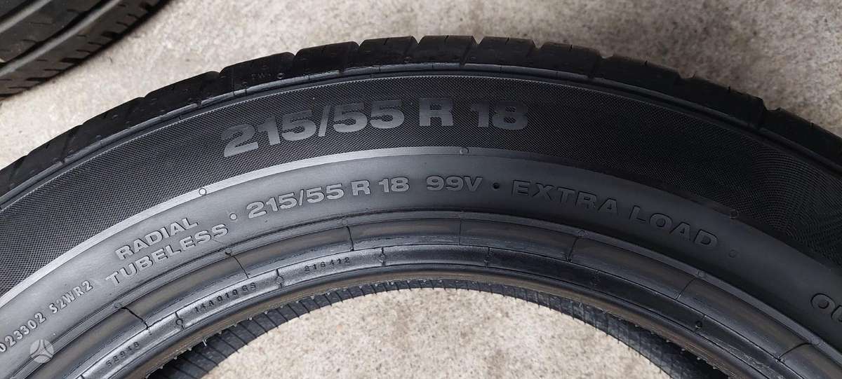 Continental, vasarinės 215/55 R18