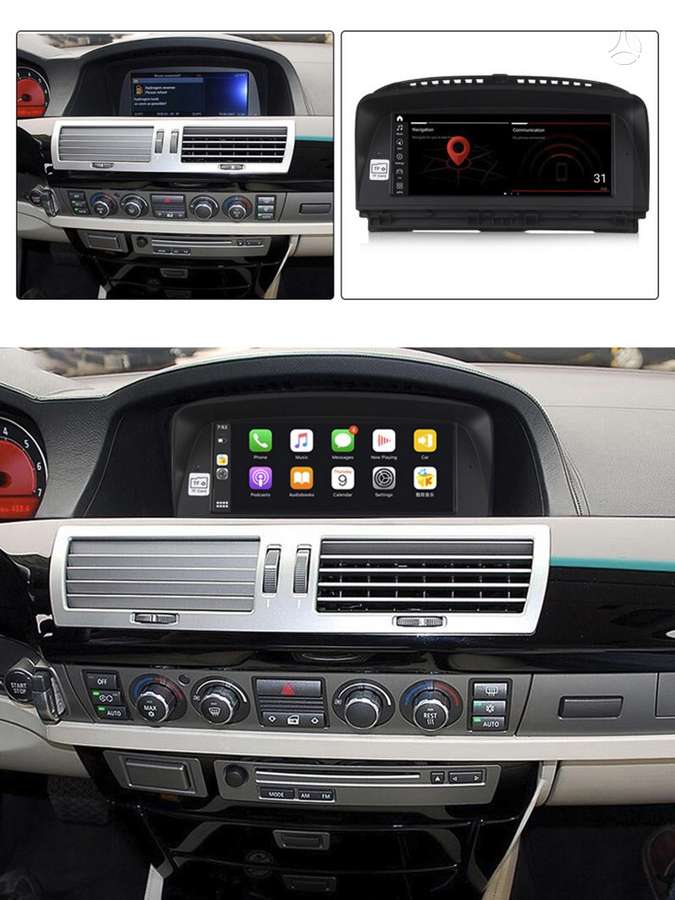 BMW Bmw 7 serija E65 E66 Android Multimedia, multimedija ar navigāciju