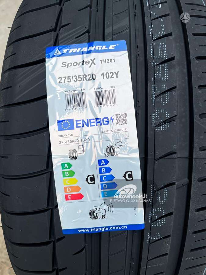 Triangle TH201, летние 275/35 R20