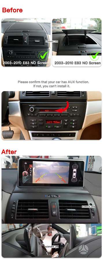 BMW Bmw X3 E83 CIC 2003-2010 Carplay/Android auto Multimedia, multimedia and navigation